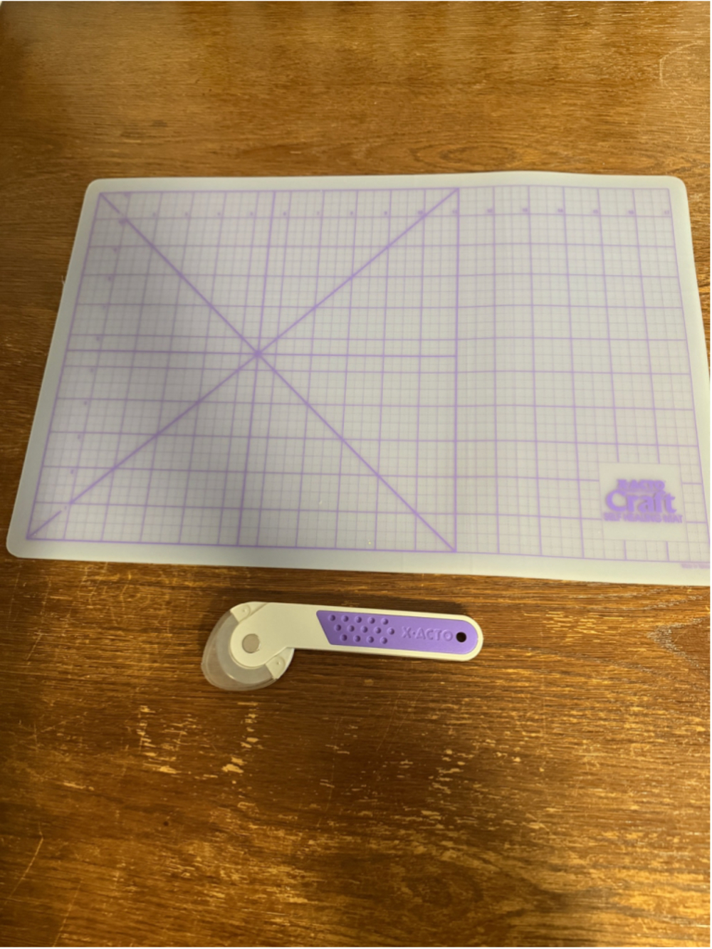 X-ACTO Craft Self Healing Cutting Mat 12x18 With Rotary Cutter Quilting Scrapboo